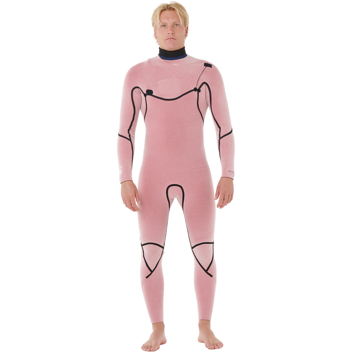 2026 Rip Curl Mens Flashbomb 4/3mm Chest Zip Wetsuit 17CMFS - Deep Cactus